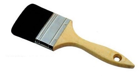 Pinceau à poils épais noir 2&quot; 3&quot; 4&quot; OEM