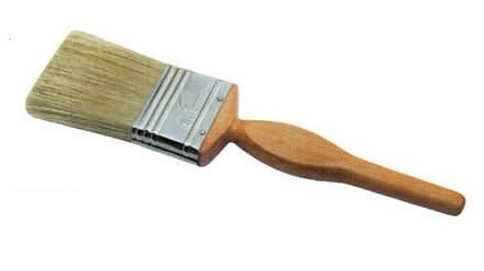 Pinceau de peinture Bristie blanc à double ébullition pour professionnels
