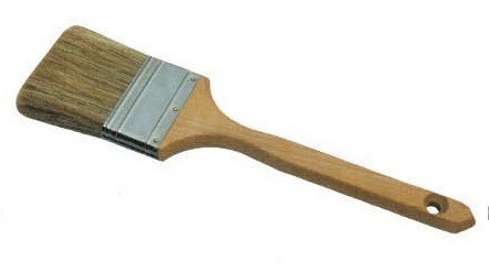 Pinceau de peinture en poils blancs et poils de boeuf