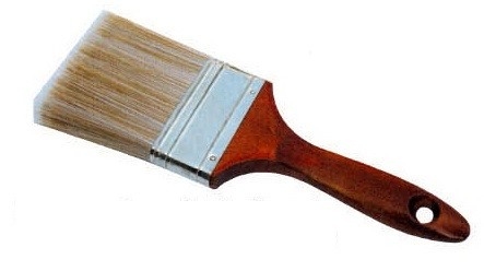 Ensemble de pinceaux à filaments synthétiques pour peinture polyester creuse