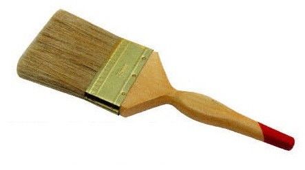 Pinceau à poils en fibres synthétiques, manche de 6 pouces, selon les exigences du client