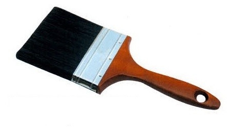 Pinceau à poils grossiers en filament de polyester de 2 pouces pour mur extérieur