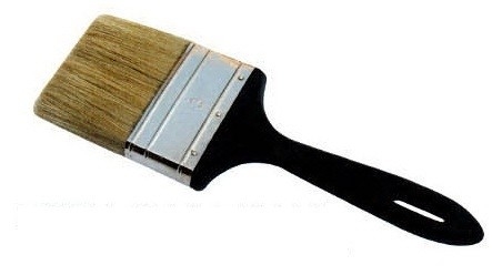 Double brosse synthétique bouillie de filament de poil blanc pour les décorateurs professionnels