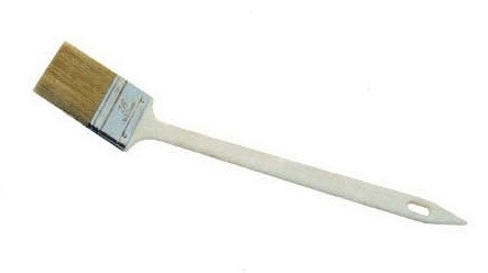 Brosse de radiateur courbée en peinture à poils blancs pour meubles en vrac 1&quot; 2&quot; 3&quot;