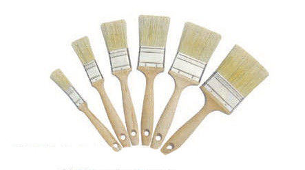 Brosses à peinture maison en fibre synthétique de type bristle pour brosses blanches industrielles