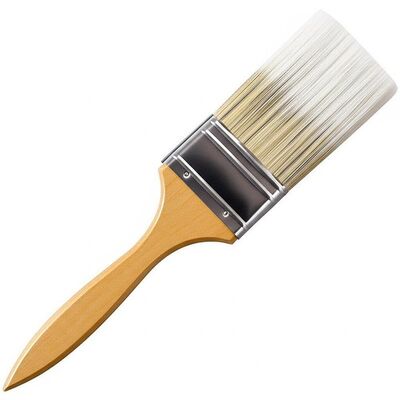 Laque bois manche maison peinture brosse blanche brosse durable idéal pour une couverture de peinture lisse et même et une durée de vie prolongée