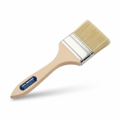 Pinceau de peinture pour maison plate Pinceaux civils Polyester Durable Outil de peinture professionnel pour les applications résidentielles et commerciales