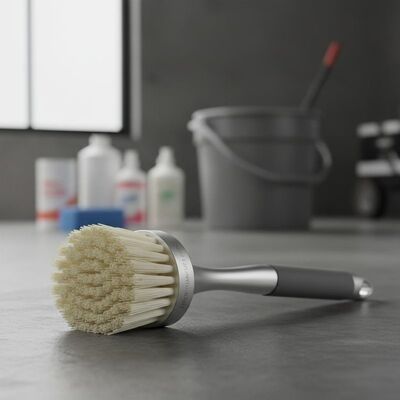 Brosse à filament synthétique équipée d'une tête de brosse à filament de polyester creuse offrant des performances et une longue durée de vie